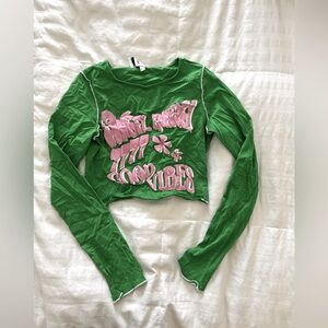 PRINCESS POLLY cropped long sleeve